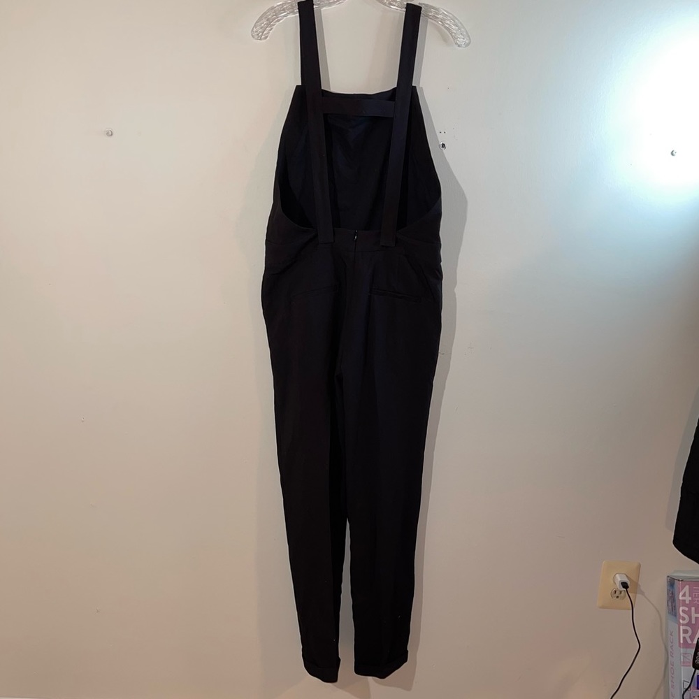NWT SEE YOU SOON BLACK OVERALL JUMPSUIT SIZE SMALL